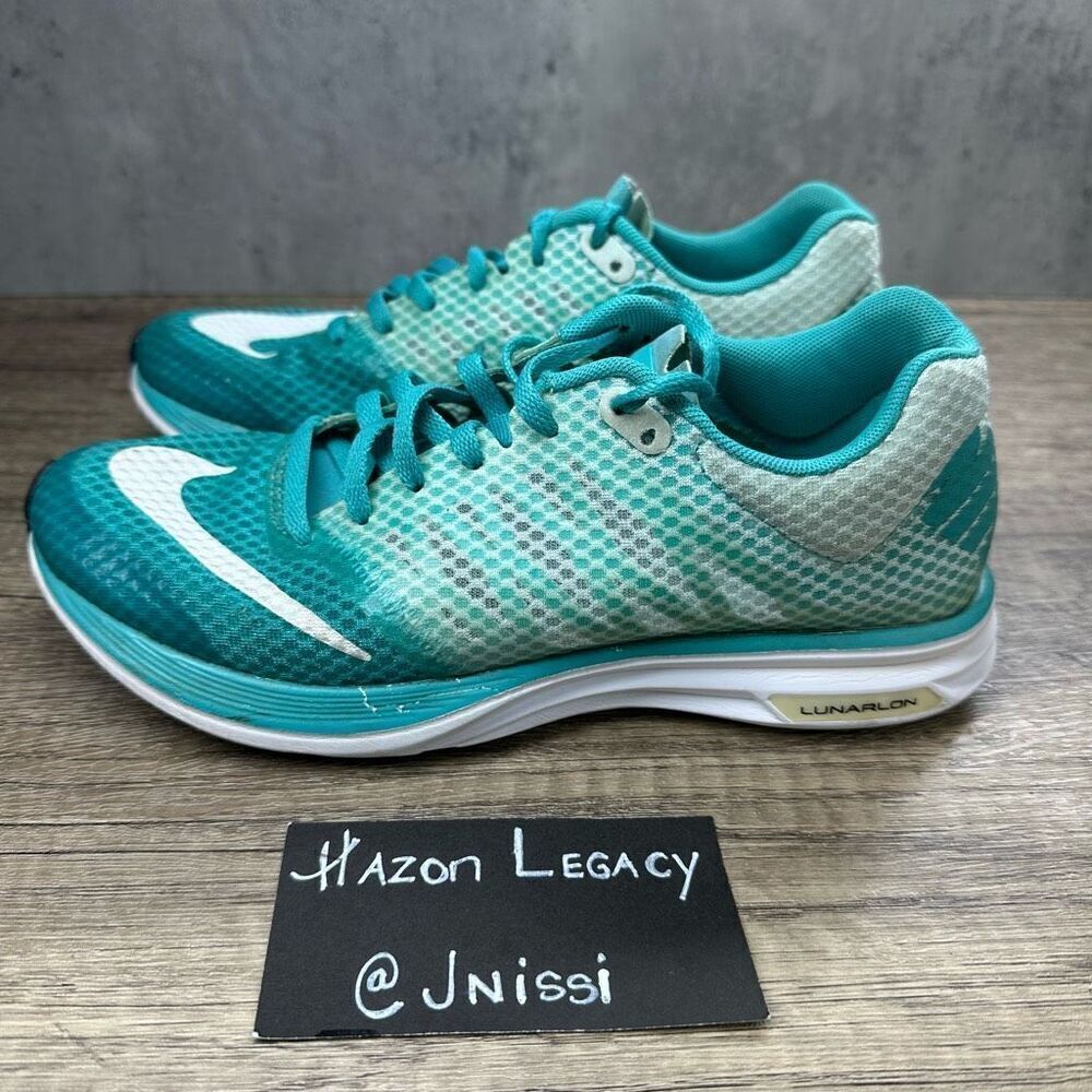 Nike~Women’s~Lunar Speed Green/Blue Running Shoes(555394-313)~Size 6